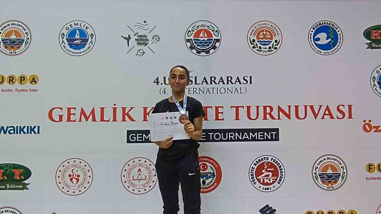 Diyarbakırlı sporcu uluslararası turnuvadan bronz madalyayla döndü