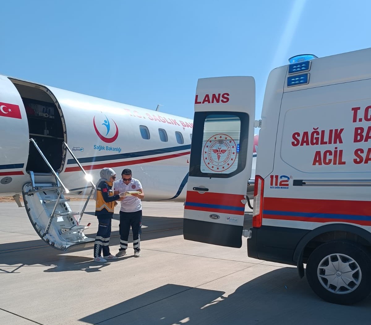 Ambulans uçak 3 günlük Gülistan bebek için havalandı