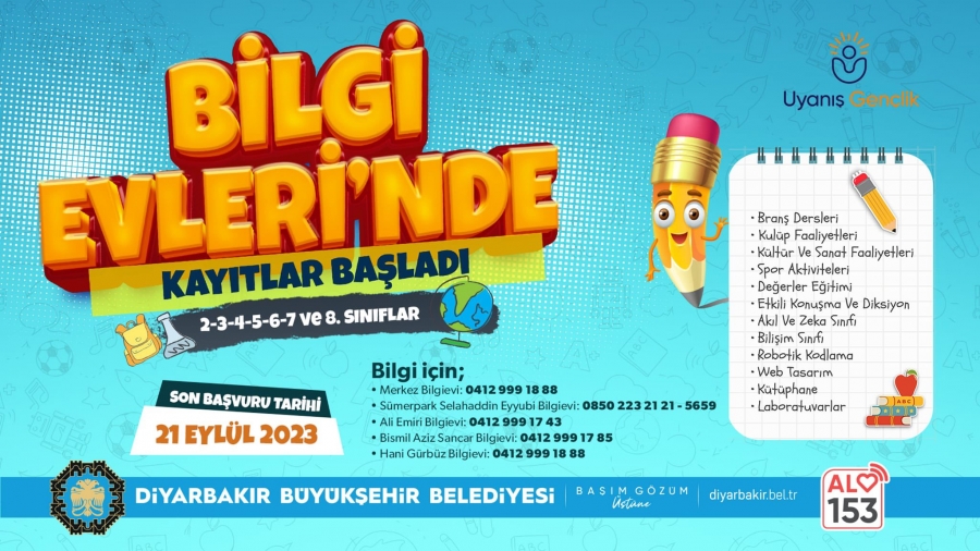 Bilgievlerinde kayıtlar başladı