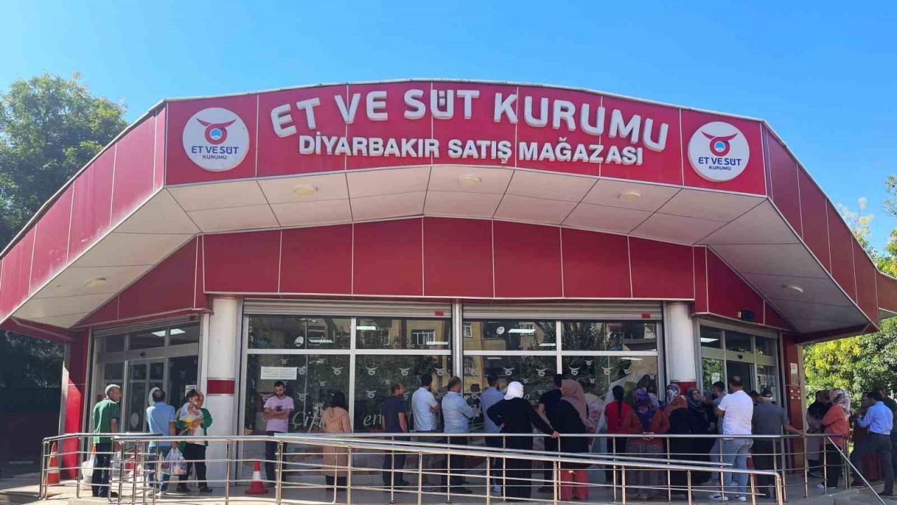 Diyarbakır’da Et ve Süt Kurumu’nda ucuz et sırası