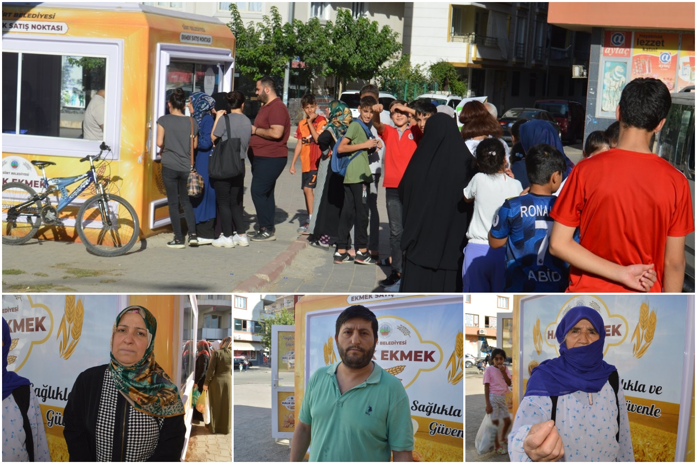 Ekmeğe gelen zamlardan sonra uzun kuyrukların oluştuğu Halk Ekmek büfeleri, vatandaşların tepkisini çekiyor