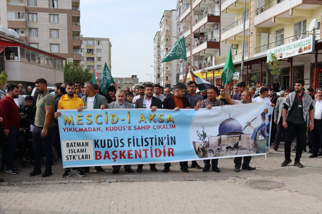 Hacettepe Üniversitesi öğrencileri Filistin için yürüdü