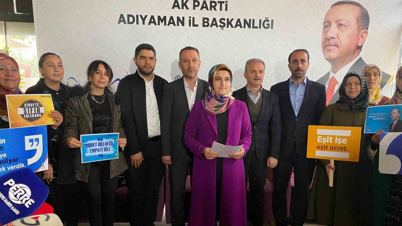 Kadına yönelik şiddete karşı mücadele açıklaması