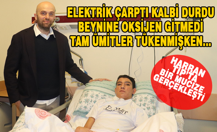 Elektrik çarpması sonucu kalbi duran hasta sağlığına kavuştu