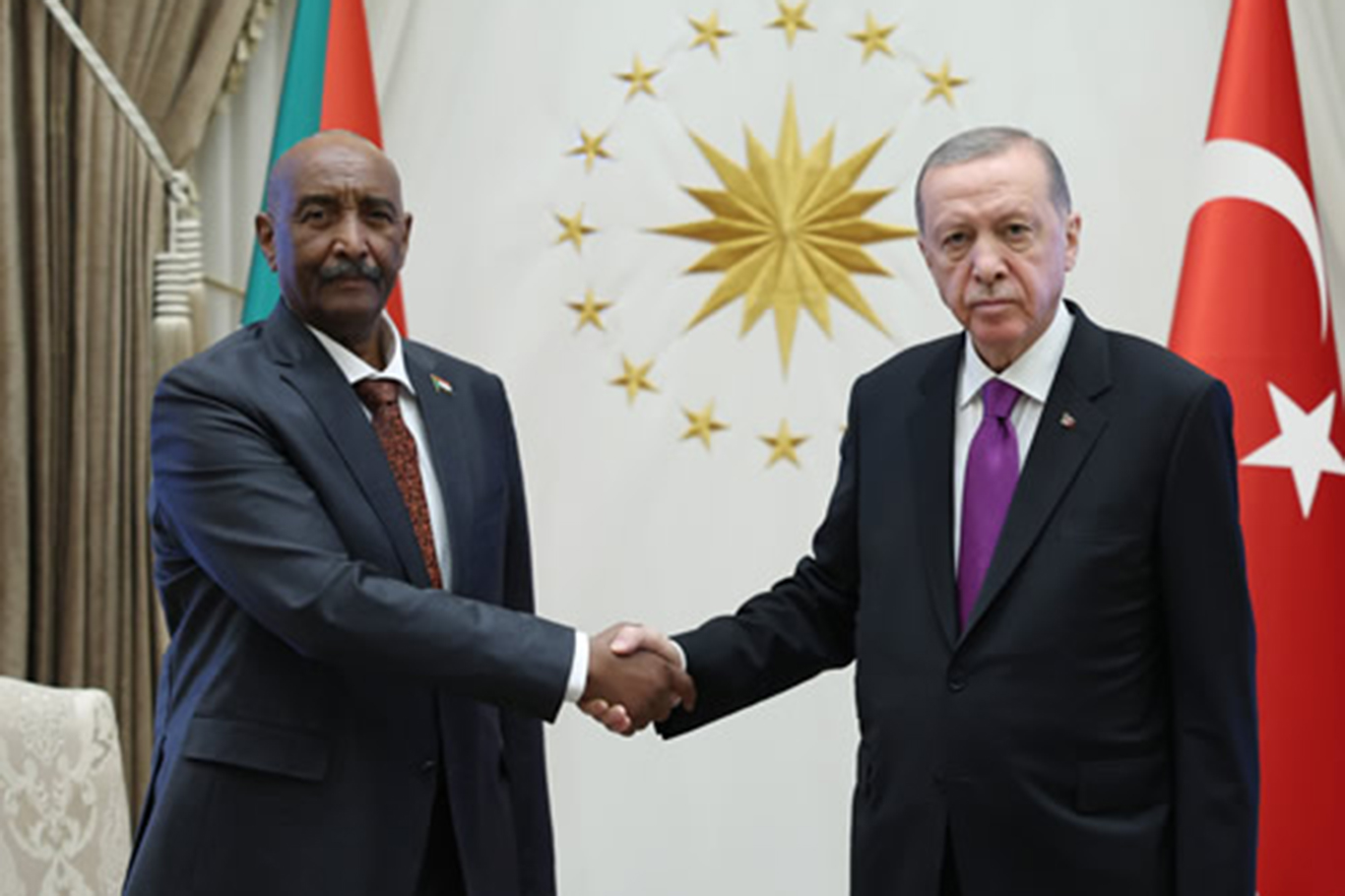 Erdoğan, Sudan Egemenlik Konseyi Başkanı ile görüştü