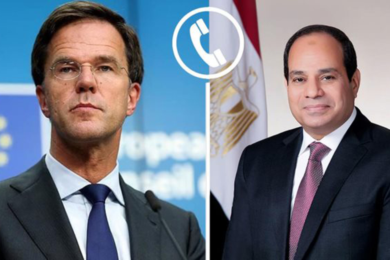 Sisi ile Rutte "Gazze"yi görüştü 