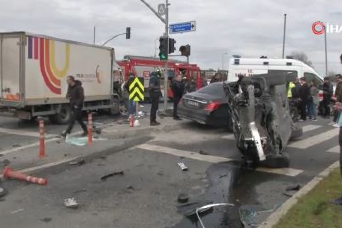 Mardin’de zincirleme trafik kazası: 3 yaralı