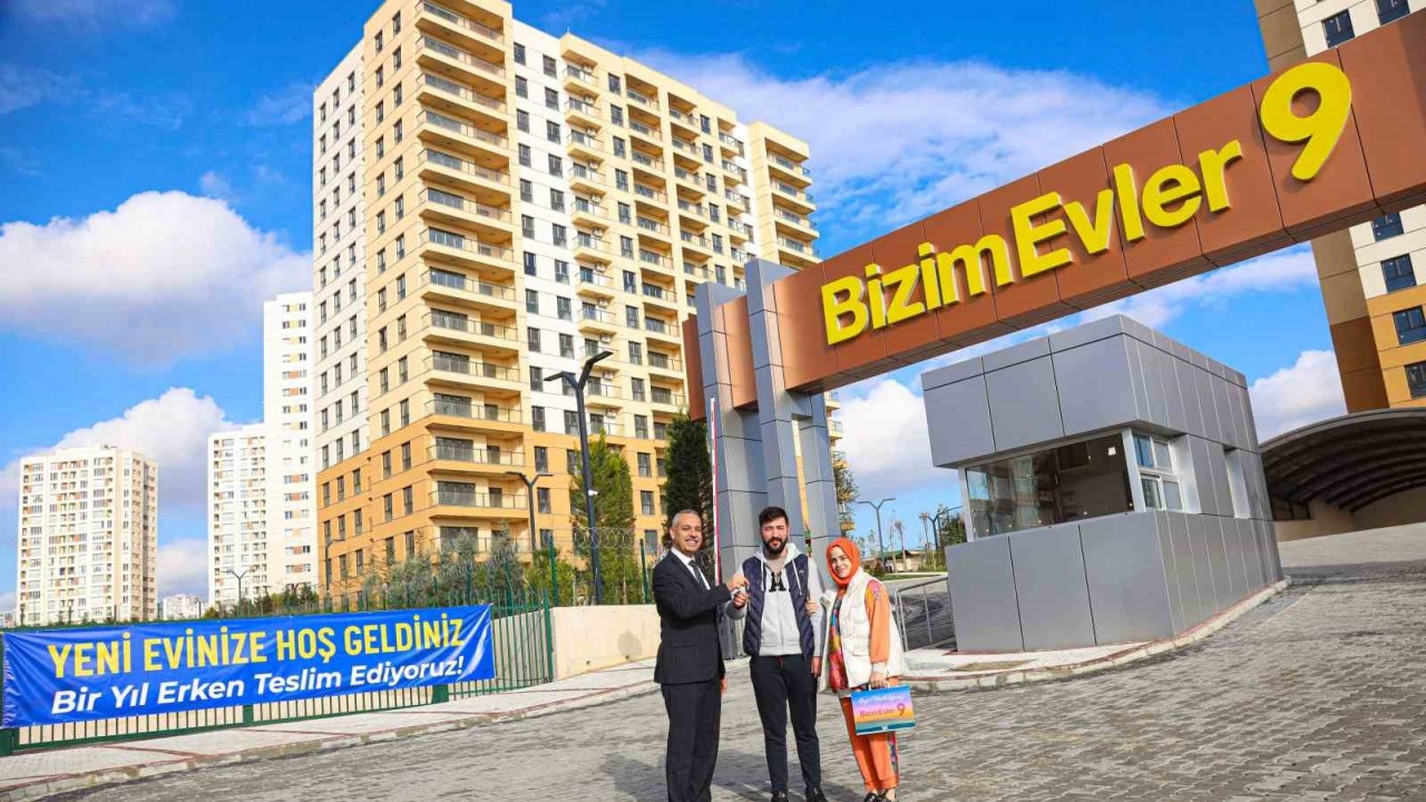 Bizim Evler 9 ve 10’da daire teslimleri 1 yıl erken başladı