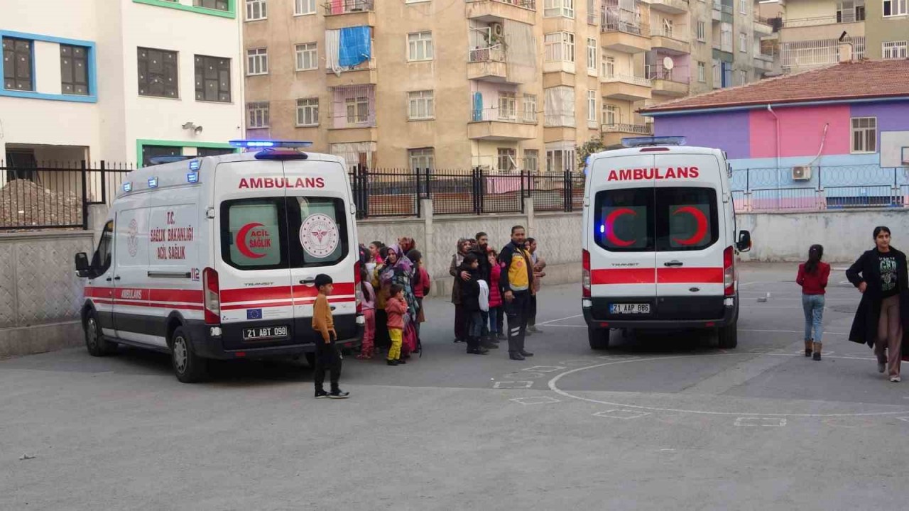 Diyarbakır’da okulda panik