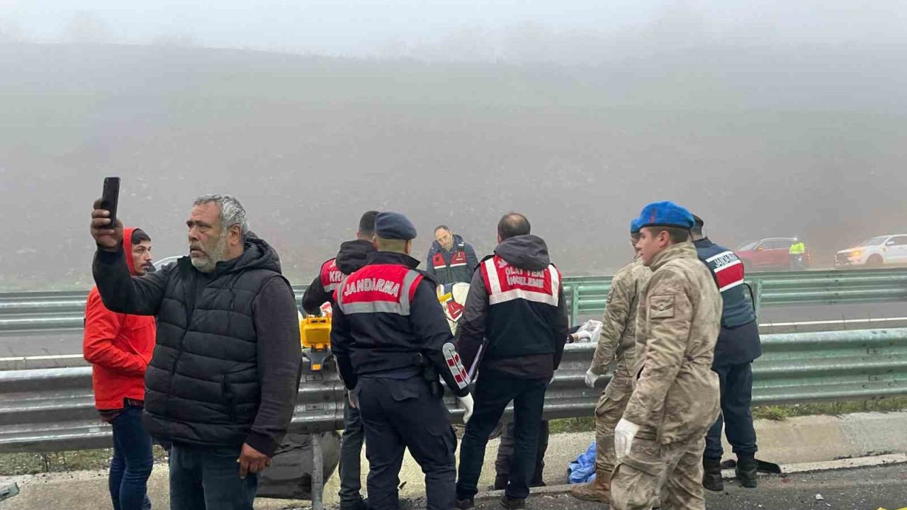 Kaza sonrası tutuklanan sürücü olay sonrasında böyle görüntülendi