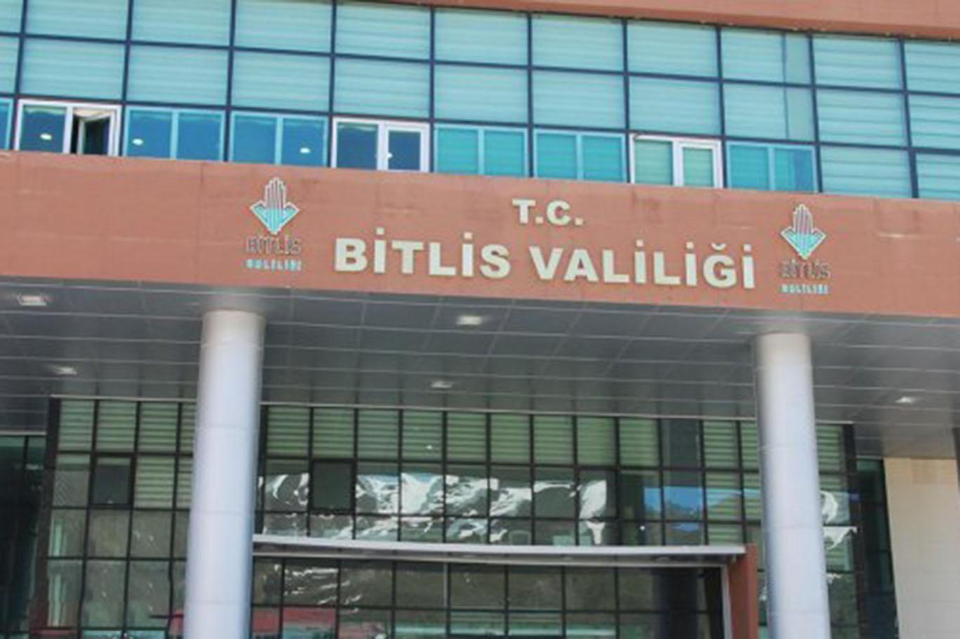 Bitlis'te tüm etkinlikler 3 gün süreyle izne bağlandı