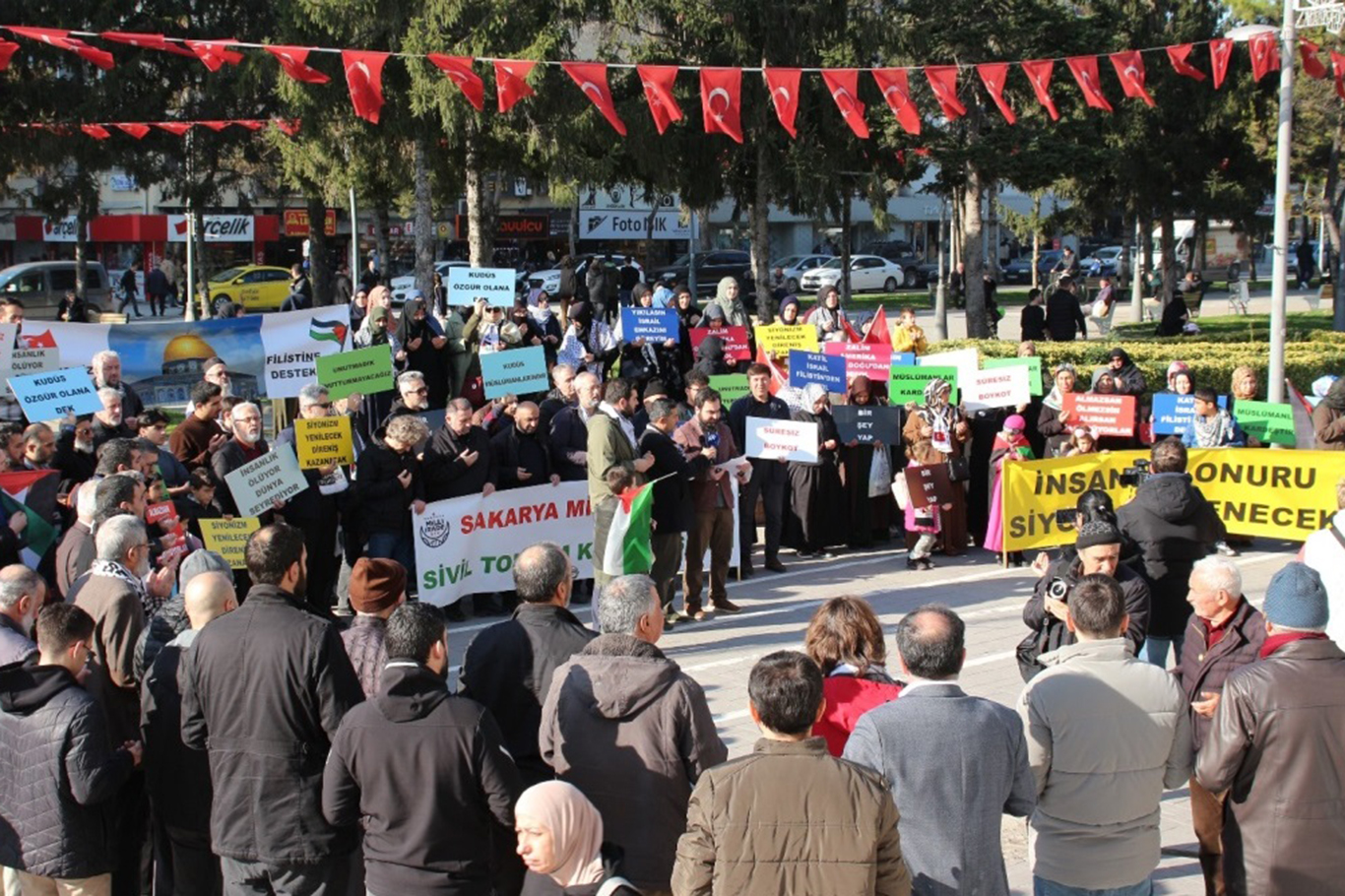 Sakarya Milli İrade Platformu: Filistin mücadelesini desteklemek tüm insanlığın görevidir