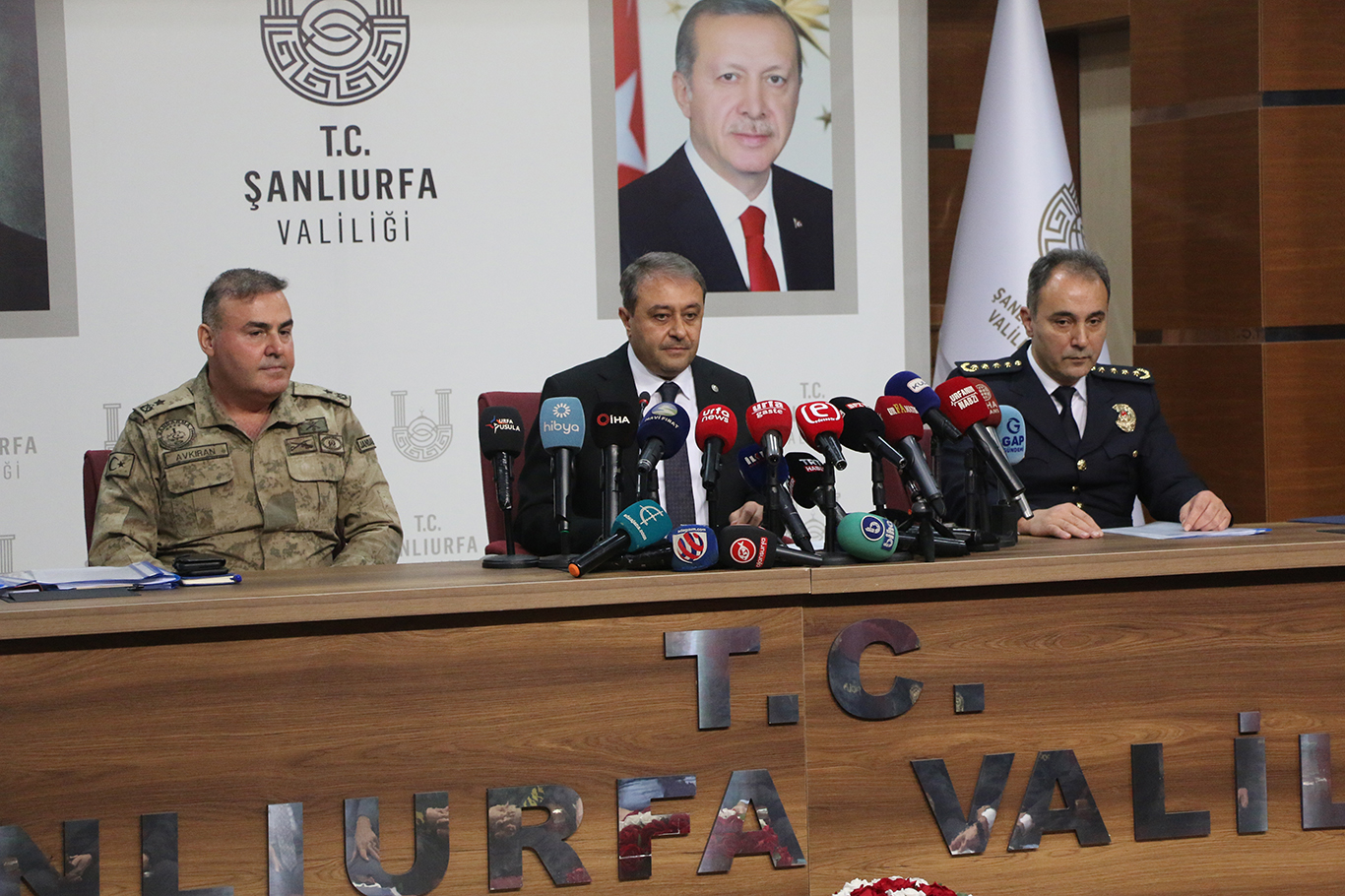 Şanlıurfa'da Asayiş ve Güvenlik basın bildirgesi toplantısı düzenlendi