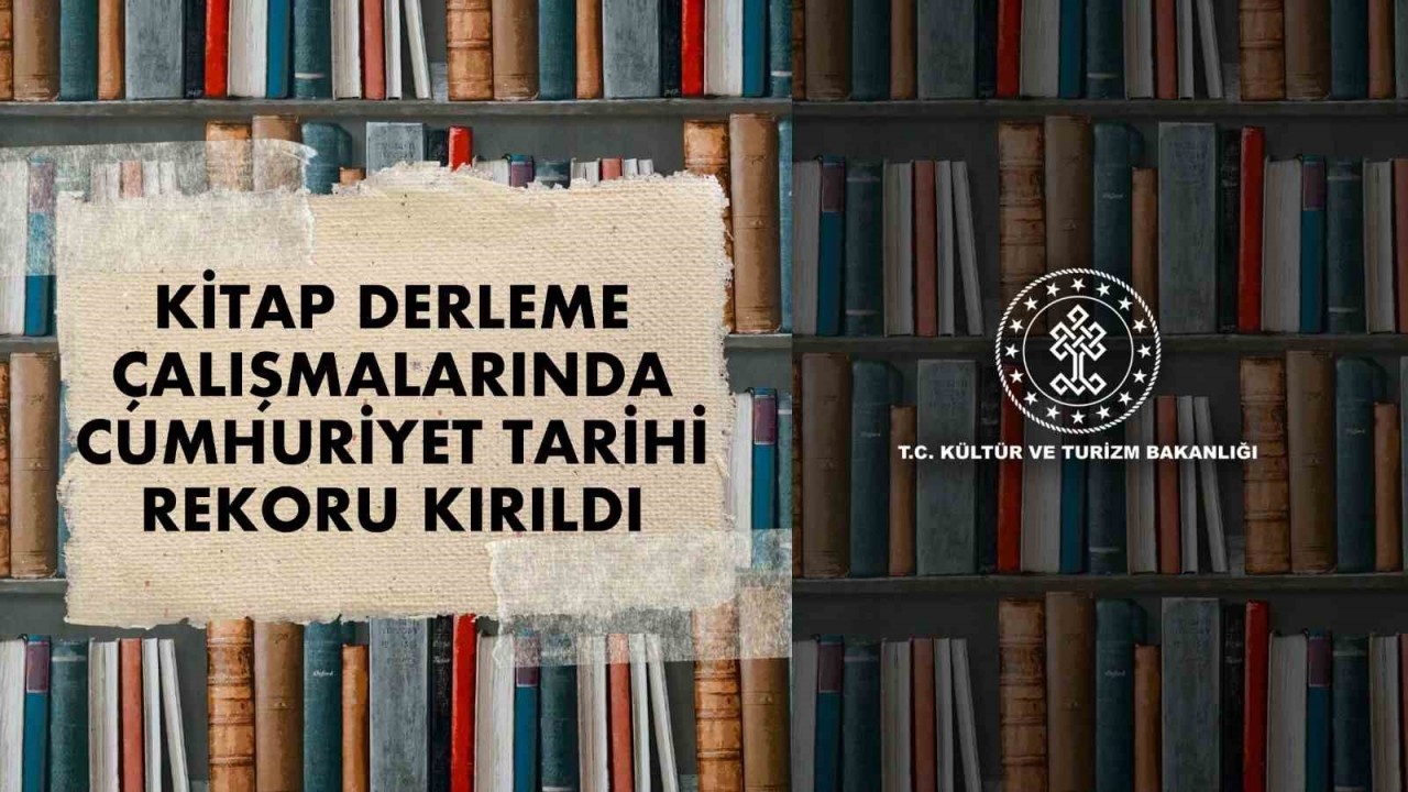 1 Yılda 105 bin 978 kitap derlendi