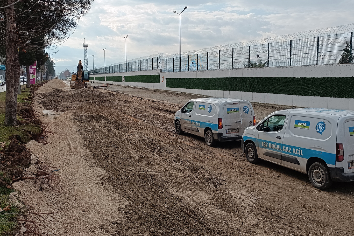 Doğal gaz borusu bomba gibi patlatıldı