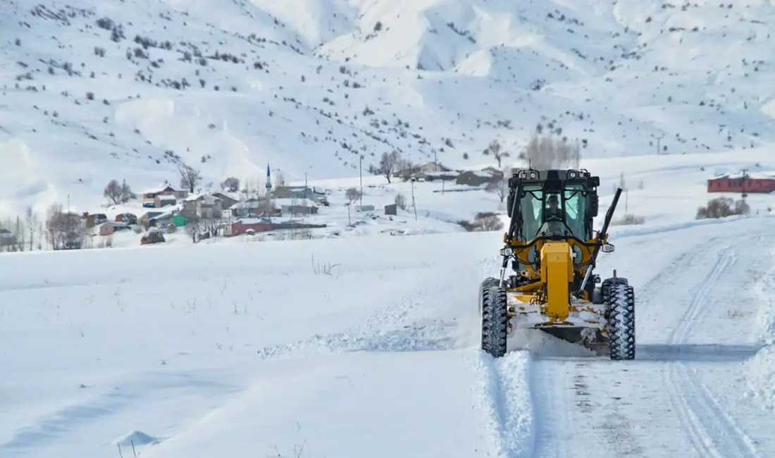 Kar yağışı nedeni ile Ağrı, Erzurum ve Iğdır'da 272 yerleşim birimine ulaşım sağlanamıyor