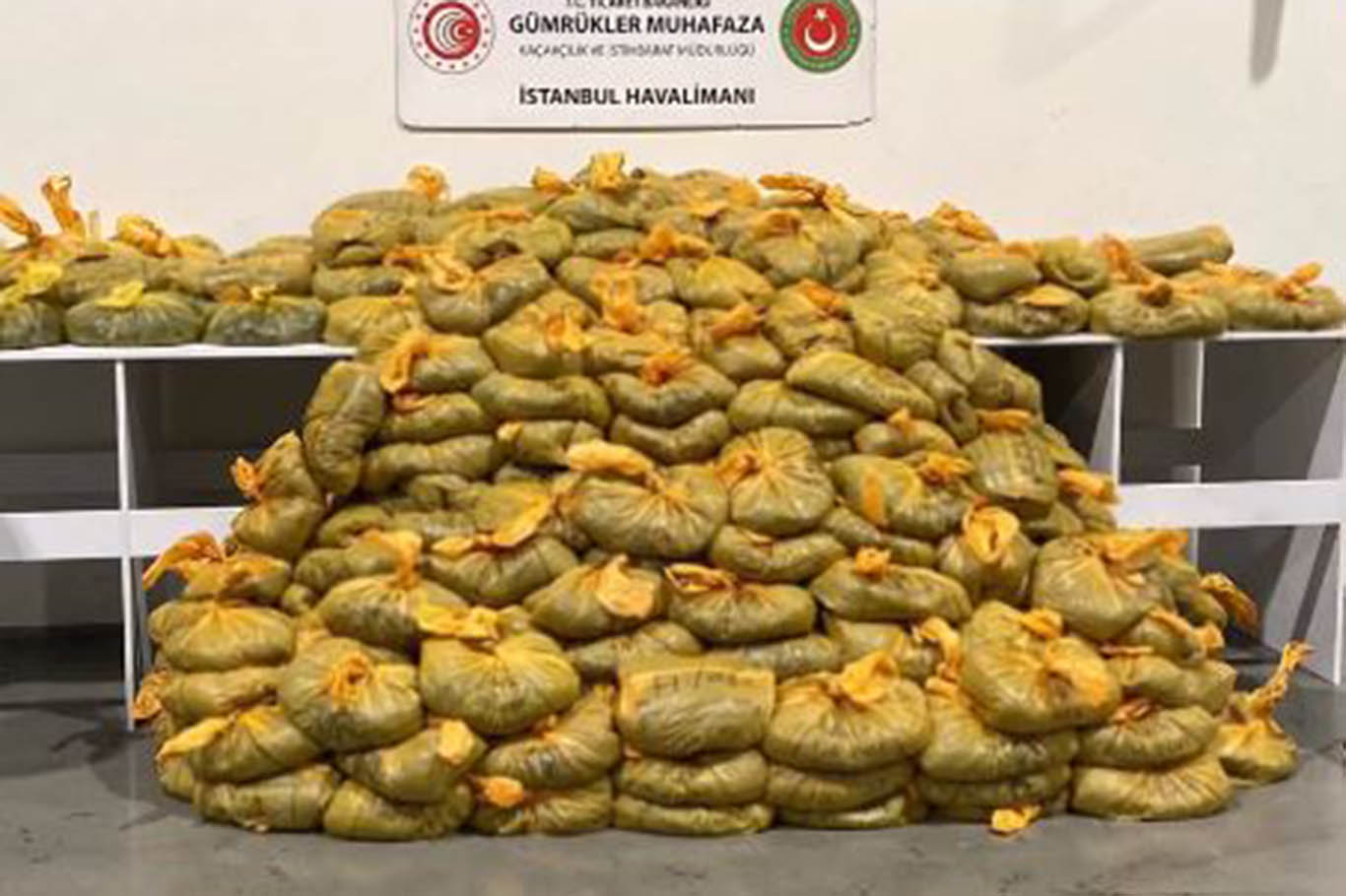 İstanbul Havalimanı'nda 568 kilogram uyuşturucu ele geçirildi