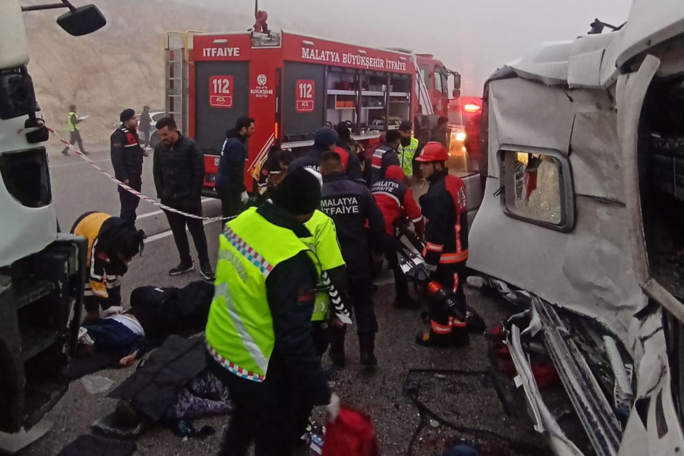 Malatya'daki trafik kazasında ölü sayısı 4'e yaralı sayısı da 31'e yükseldi