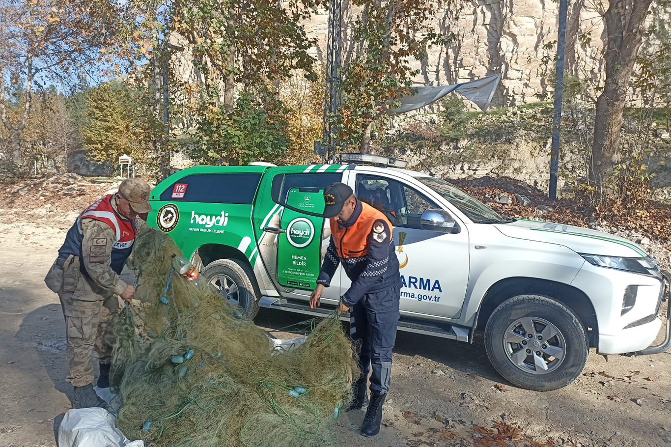 Yasak misina ağı kullanımına para cezası