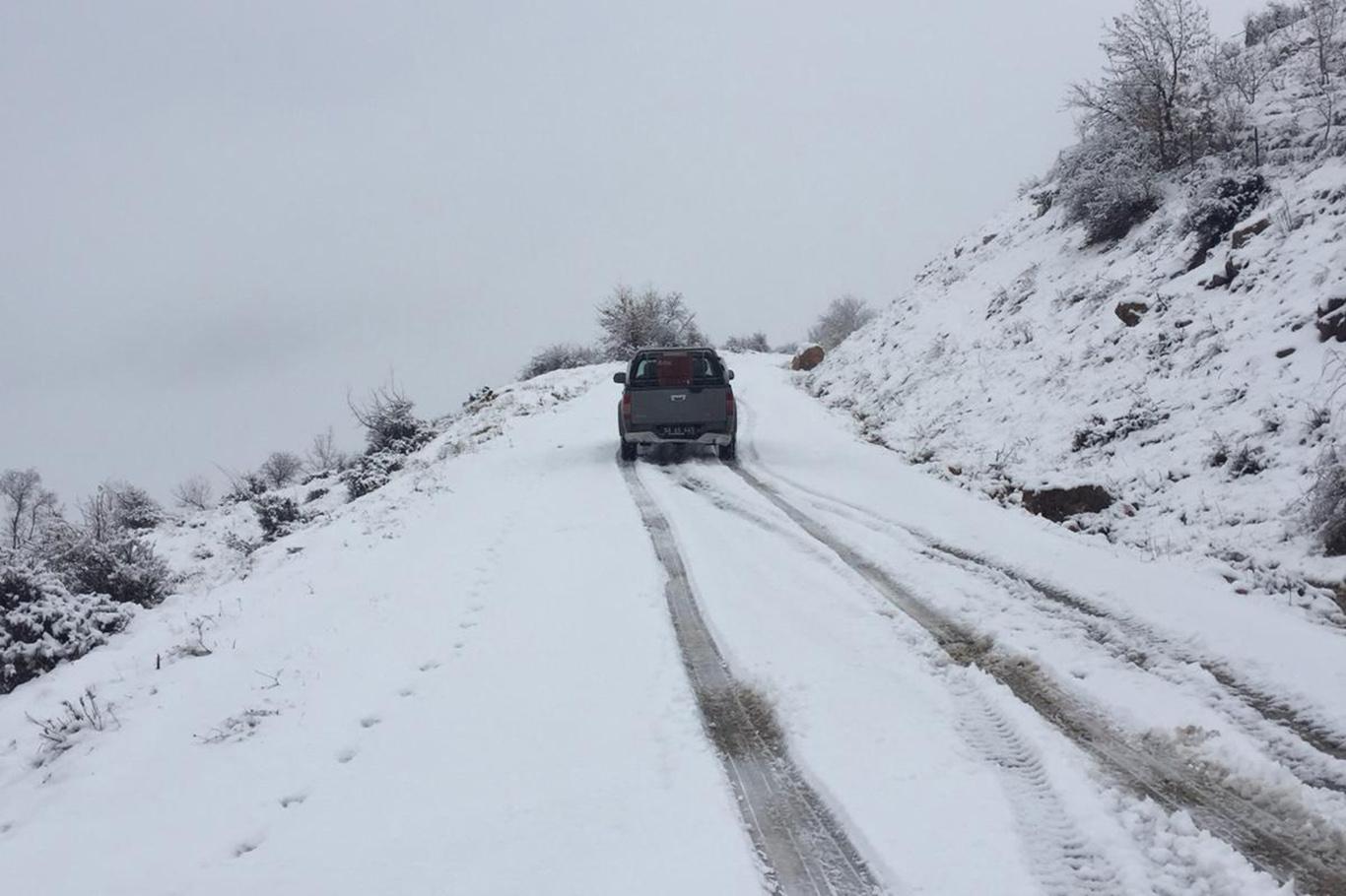 Siirt-Şırnak kara yolu araç trafiğine kapatıldı