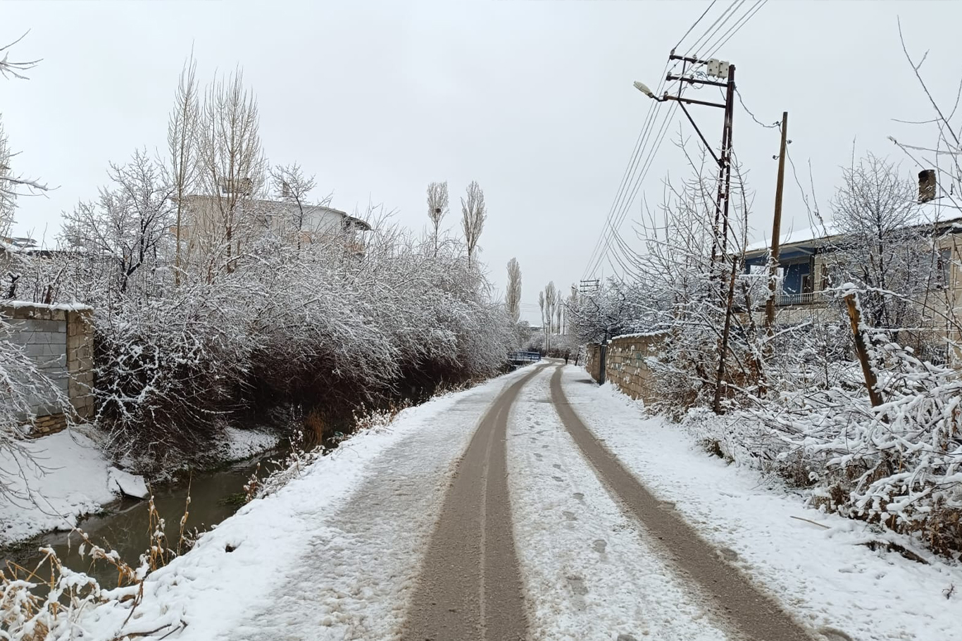 O İlimizde kar yağışı etkisini sürdürüyor