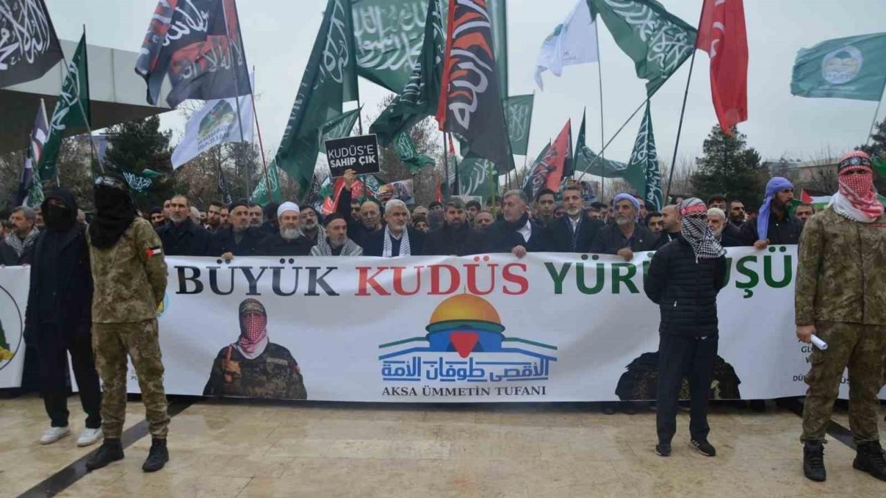 Diyarbakır’da görkemli Büyük Kudüs yürüyüşü