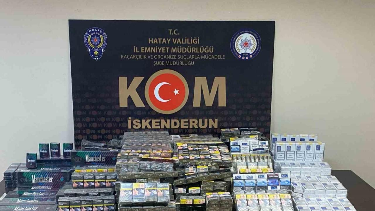 Hatay’da 2 bin 50 paket kaçak sigara ele geçirildi