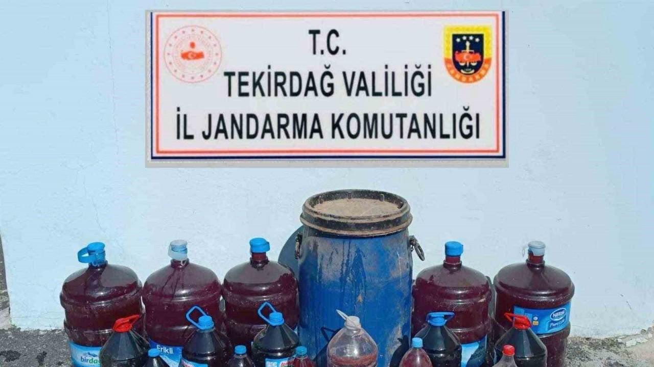 200 litre kaçak içki ele geçirildi