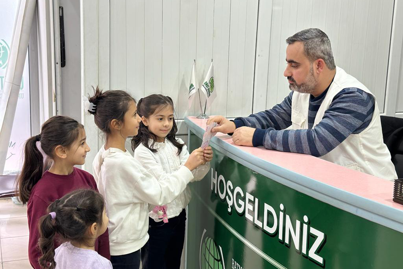 Batman'da çocuklardan örnek davranış