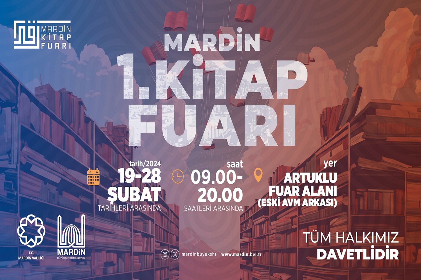 Mardin'de 1'inci Kitap Fuarı düzenlenecek