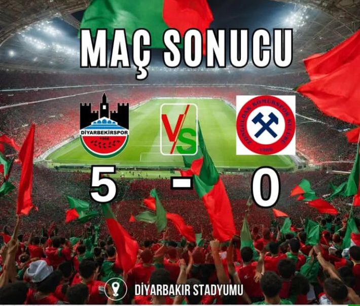 Diyarbekirspor gol oldu yağdı! maç sonucu 5-0