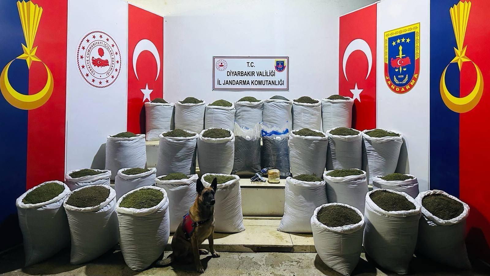 Diyarbakır'da 611 kilogram uyuşturucu ele geçirildi