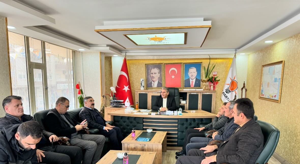 İş İnsanı ve Siyasetçi Tahsin Arslan'dan AK Parti Bismil İlçe Başkanı'na ziyaret