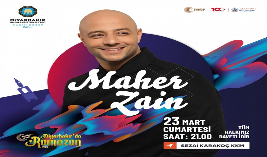 Maher Zain Diyarbakırlılara konser verecek