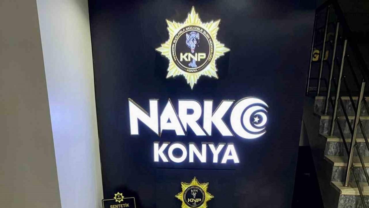 Konya Polisinden narkotik operasyonu: 4 tutuklama