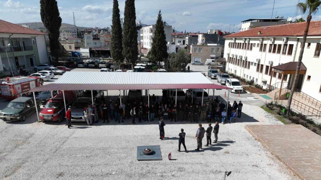 Ormancılara depremde arama-kurtarma ve yangın konularında eğitim verildi