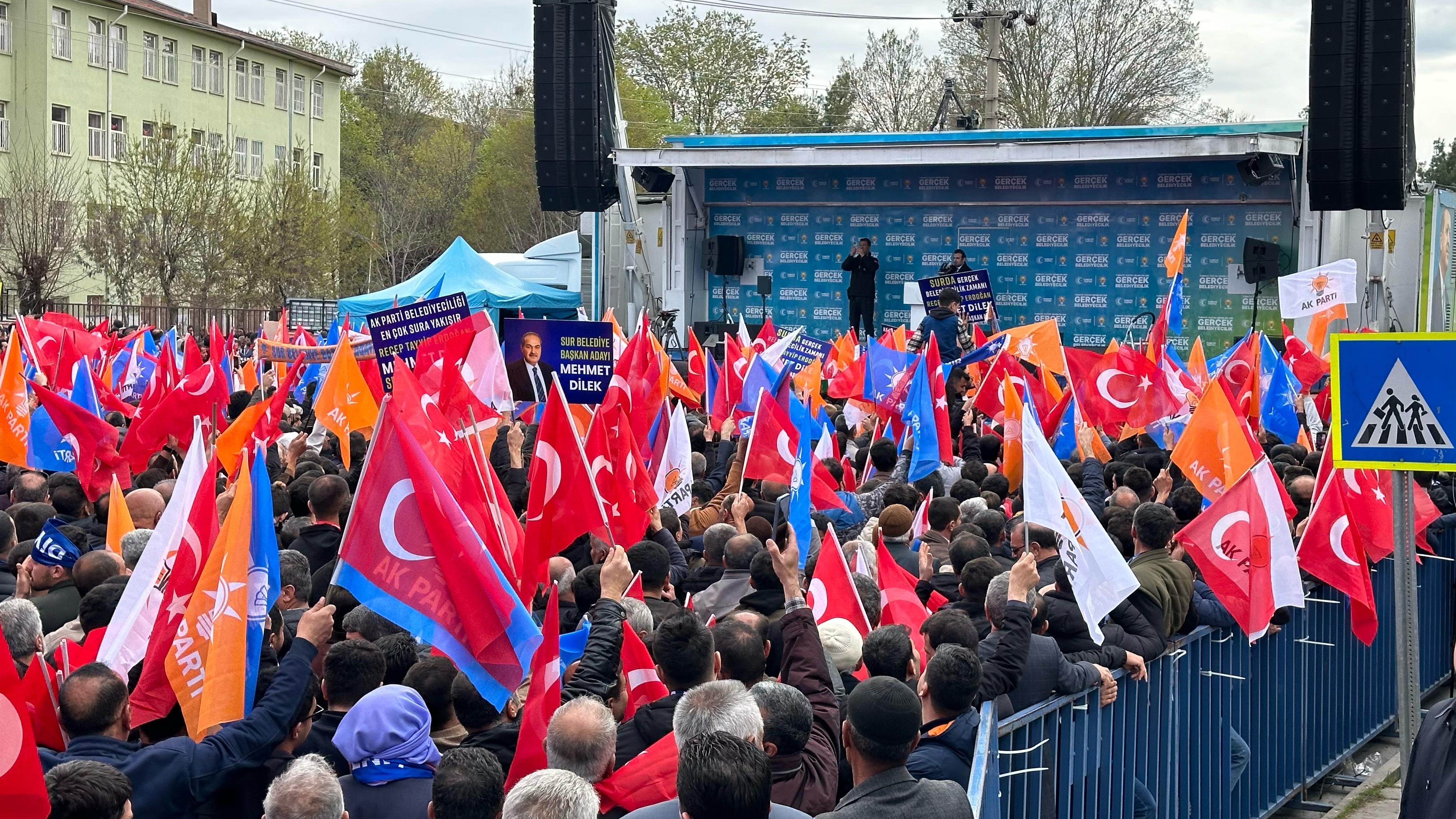 AK Parti'nin Diyarbakır Mitingi Başladı