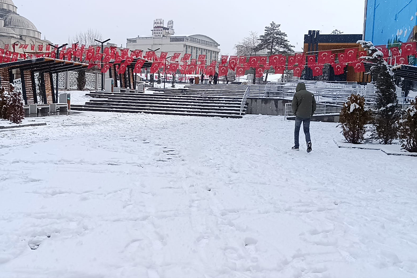 Van'da kar yağışı etkili oluyor