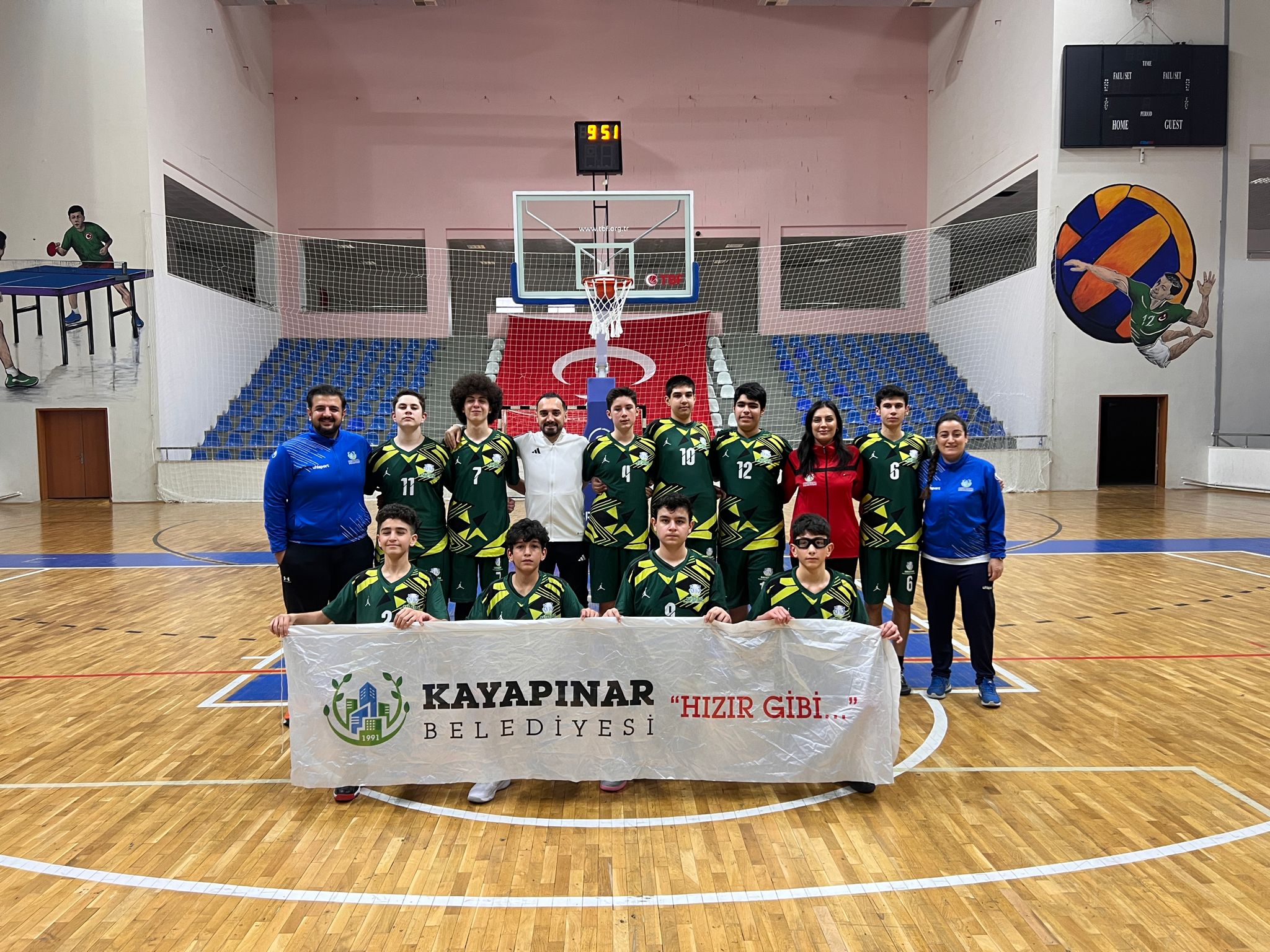 Kayapınar Belediyesi U14 Basketbol Türkiye Yarı Finalleri'nde