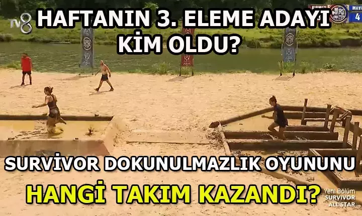 Survivor'da 3. Eleme Adayı: Şok etti herkesi!