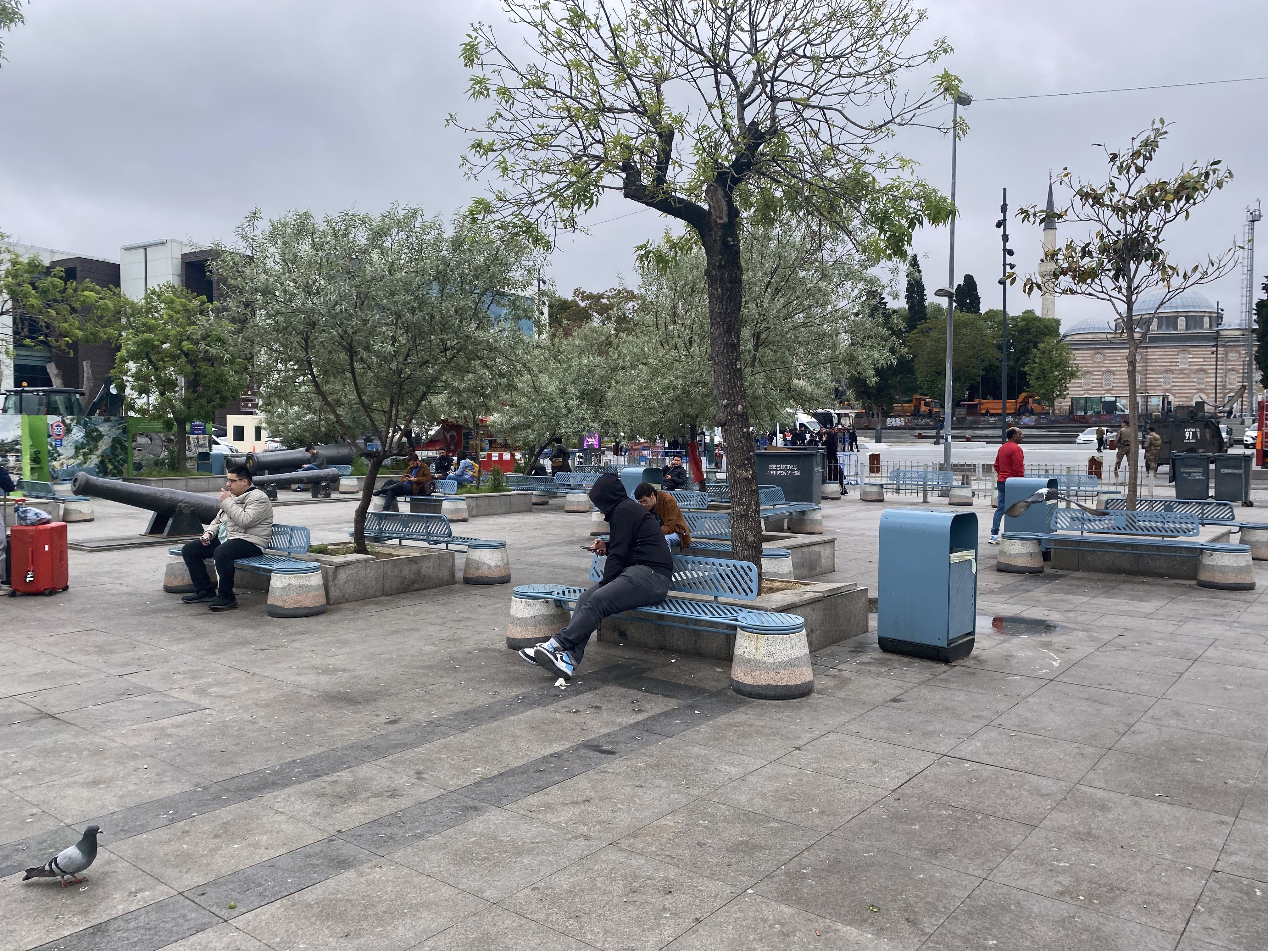 İstanbul'da tarihi mekanlardan Taksim'de 1 Mayıs sessizliği