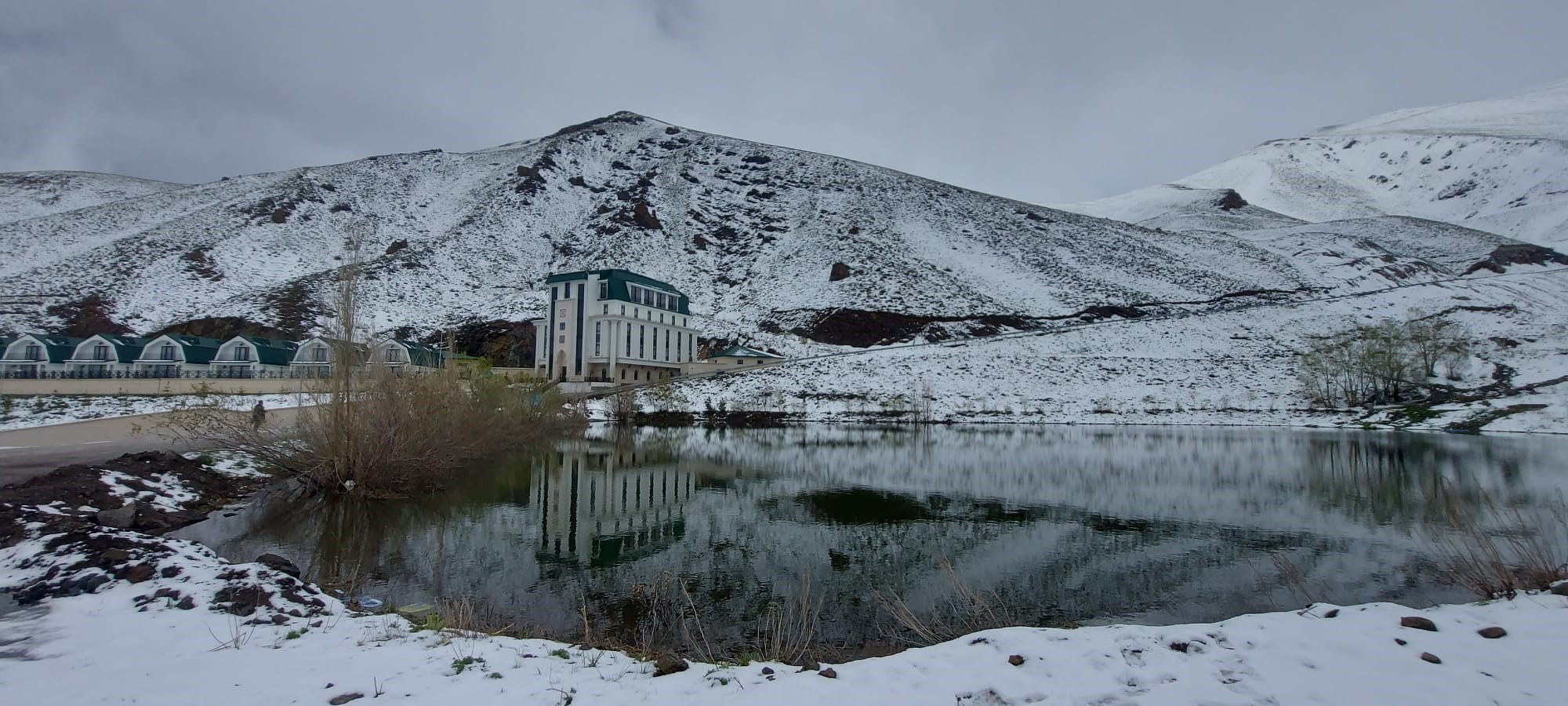 Mayıs'ta Erzurum Palandöken'e Kar Yağdı