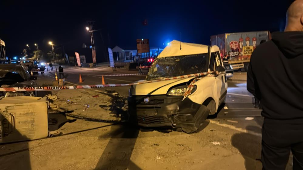 İstanbul Çatalca’da feci kaza: 1 ölü, 3 yaralı