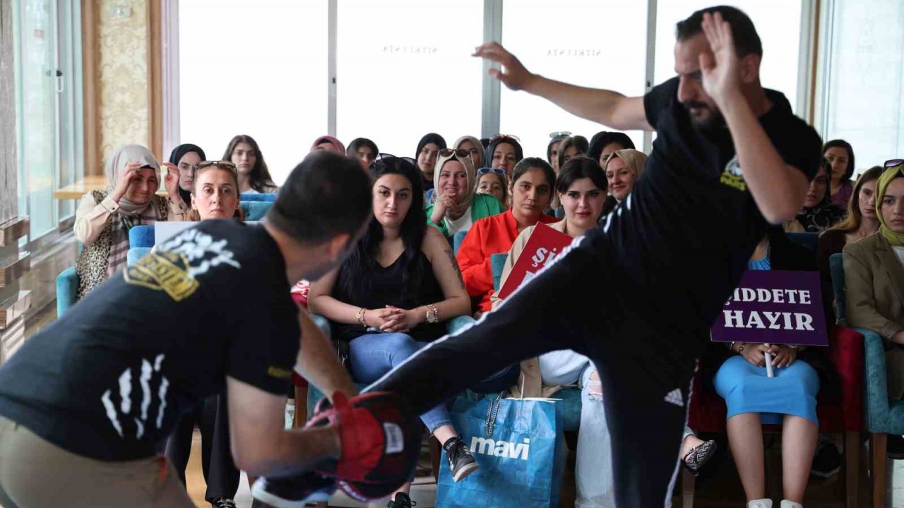 Diyarbakır’da Anneler Günü’nde kadınlara savunma eğitimi verildi