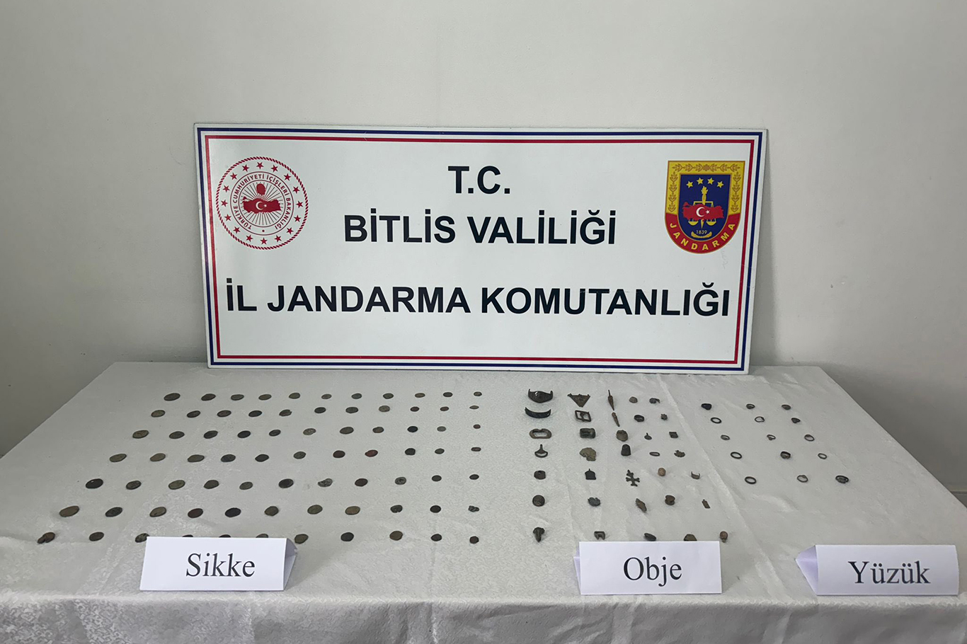 Bitlis'te tarihi eser operasyonu