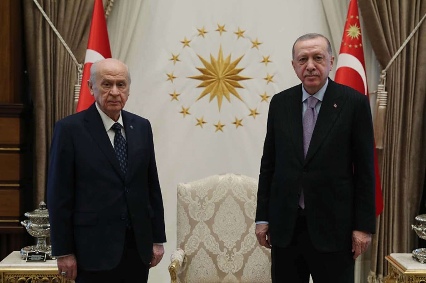 Cumhurbaşkanı Erdoğan, Bahçeli'yi kabul edecek