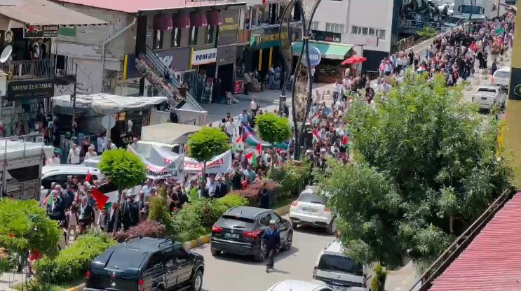 Şemdinli'de "Soykırıma Hayır" yürüyüşü