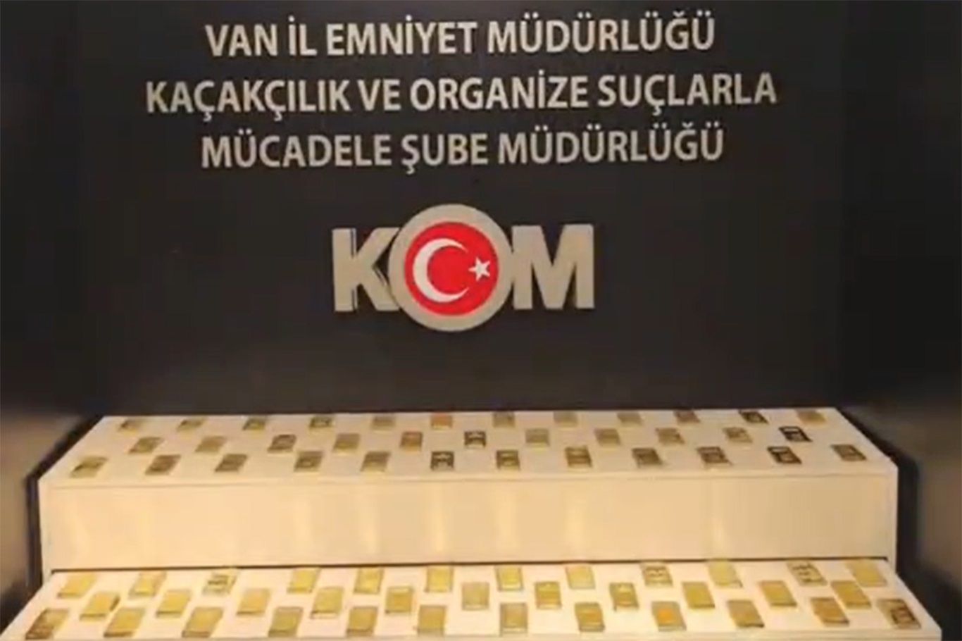 Van'da 94 kilogram gümrük kaçağı altın ele geçirildi