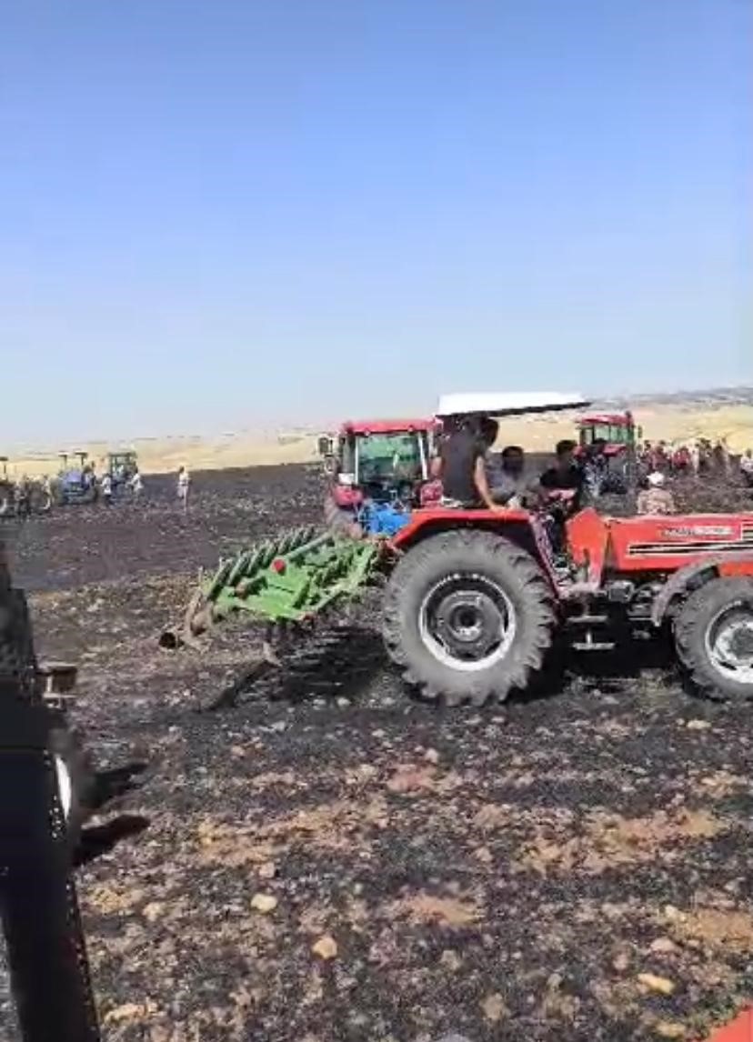 Diyarbakır'da Yangın: 800 Dönüm Ekin Kül Oldu