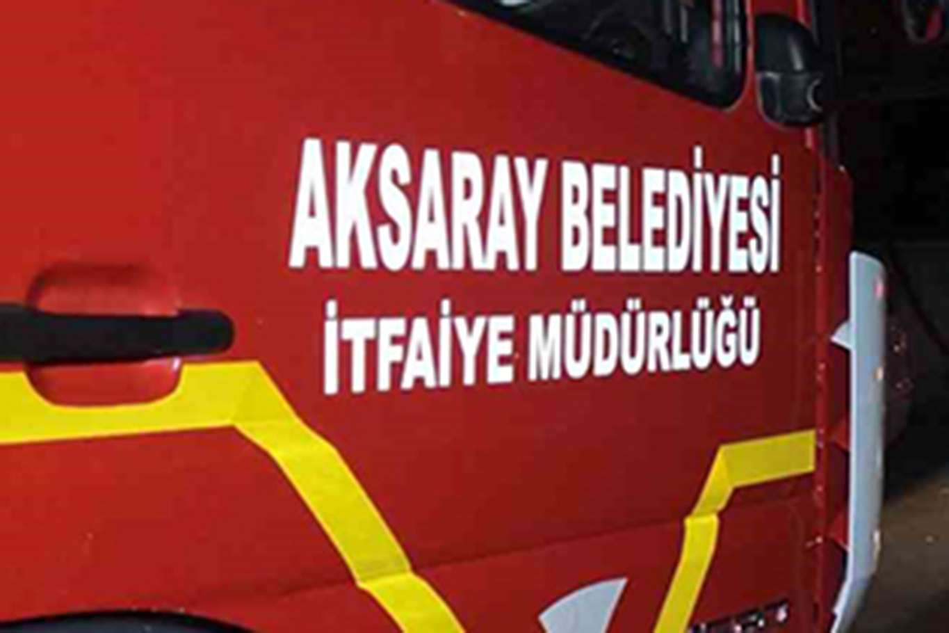 Aksaray'da kereste fabrikasında yangın